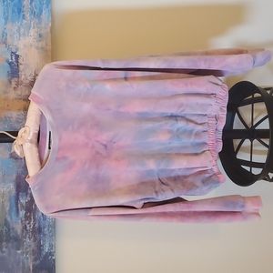 Hot Topic Tie Dye Long Sleeve Shirt